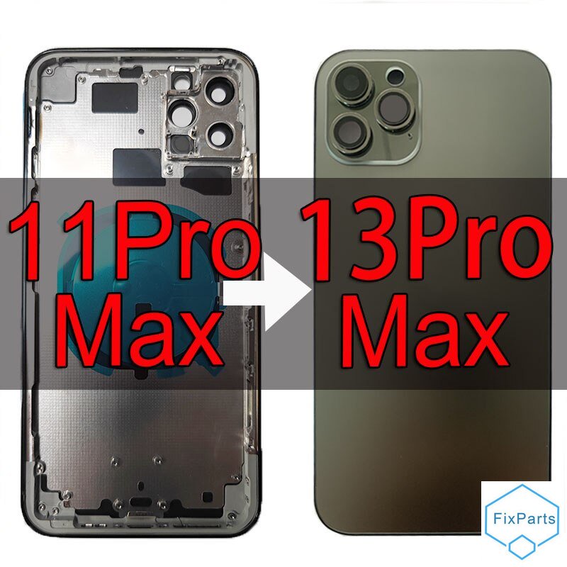 ฝาครอบแบตเตอรี่ 6.5 นิ้ว สําหรับ iPhone 11Promax 13Promax 13Promax 11 Pro max to 13 Pro max DIY &amp; เคส
