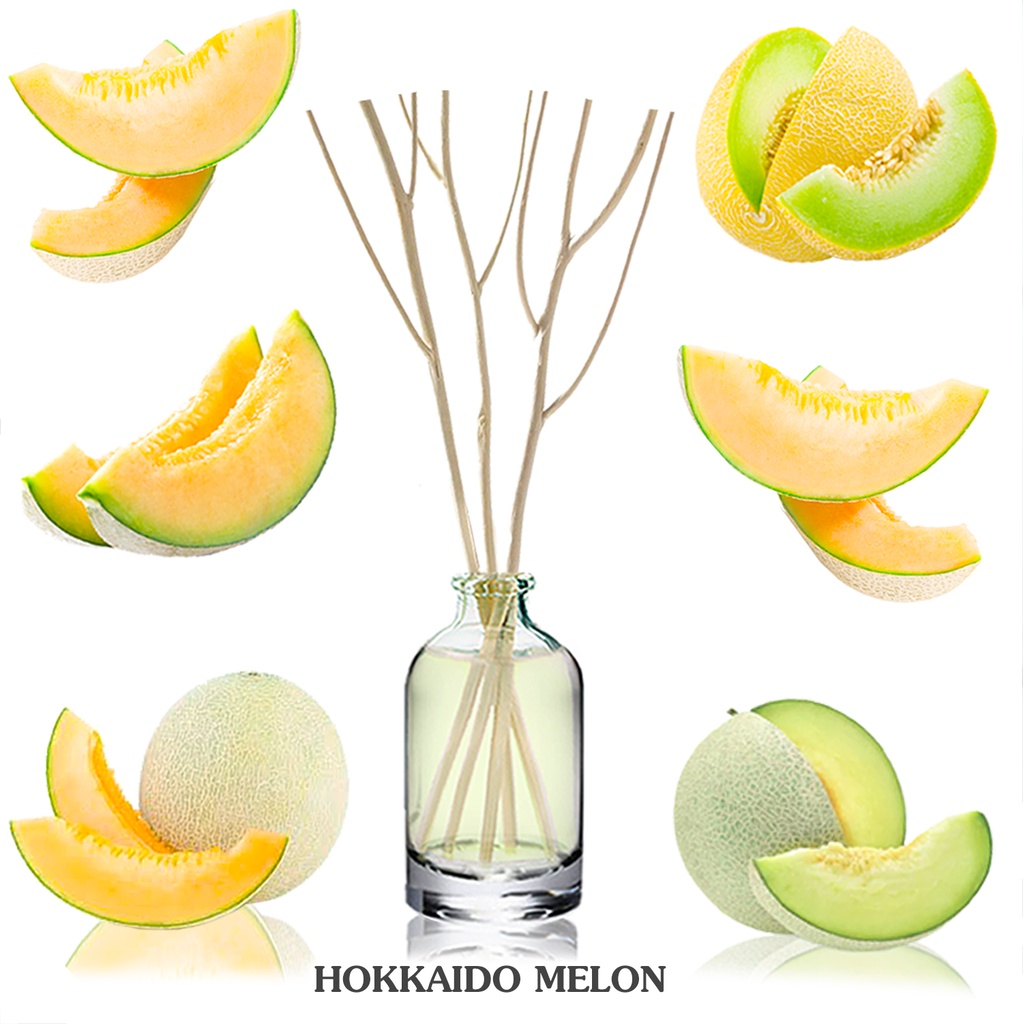 ก้านไม้หอมปรับอากาศขนาดมินิ 15 ml HOKKAIDO MELON เมล่อน