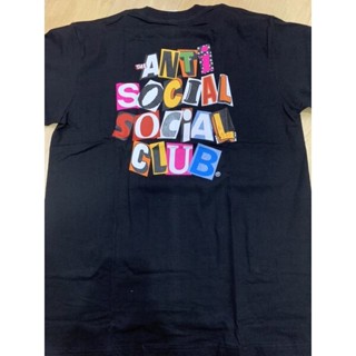 ✳✁☾BOB [พร้อมส่ง] เสื้อยืดแขนสั้น Anti Social club 3D2