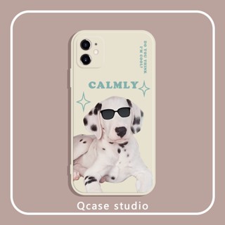 Sunglasses Dalmatian dog เคสไอโฟน iPhone 8พลัส เคส 14 plus case 12 promax TPU X Xr Xs Max เคสมือถือ 7 8 plus 11 pro max