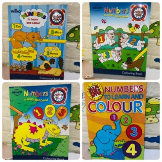 NUMBERS To LEARN and Colour หนังสือปกอ่อน