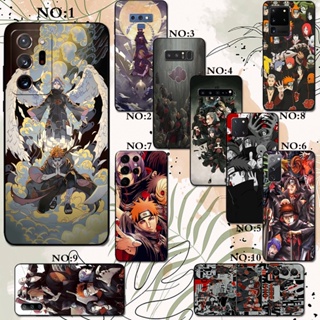 เคสโทรศัพท์ซิลิโคน TPU แบบนิ่ม ลายการ์ตูนนารูโตะ Akatsuki กันกระแทก สําหรับ Samsung Galaxy S22 S22 Plus S22 Ultra