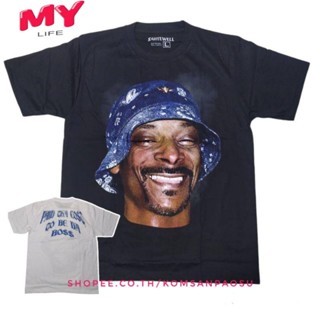 LIFE เสื้อยืด snoopdogg raptee เสื้อยืดแขนสั้น snoop Dogg