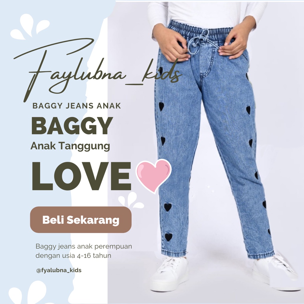 BAGGY PANTS FOR CHILDREN JEANS 4-16 YEARS / JEANS PANTS / GIRLS JEANS PANTS / BAGGY JEANS FOR CHILDR