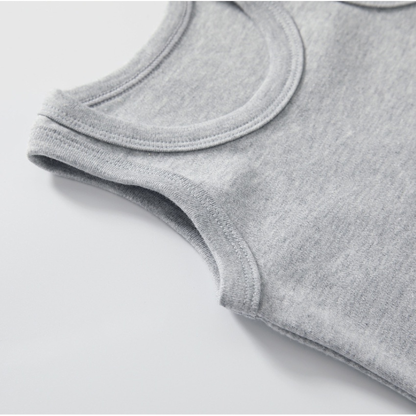 ชุดรอมเปอร์ แขนกุด ผ้าฝ้าย พร้อมก้น สําหรับเด็กทารกผู้ชาย และเด็กผู้หญิง - รูปที่ 4