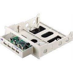 USB 2.0 4 Port Internal Hub For 3.5 And 5.25 Drive Bay