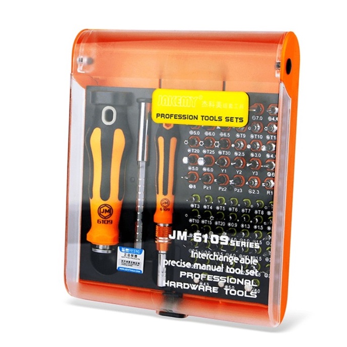 JAKEMY JM-6109 ชุดสกรูอเนกประสงค์ (72 in 1)