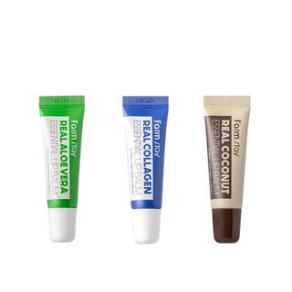 farmstay real essential lip balm ลิปบาล์ม 10g  3 type