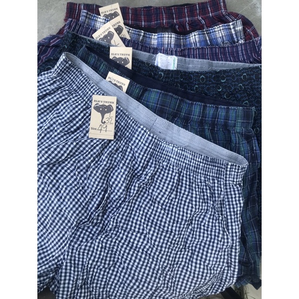 กางเกงบ๊อกเซอBoxer Ele’strunk มือสอง งานคัดเกรด ญี่ปุ่น