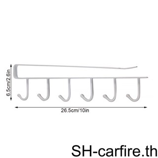 1/2/3 ใต้ตู้ 6 ตะขอ แก้วกาแฟ ชั้นเก็บเล็บ ที่แขวนฟรี ห้องครัว