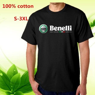 [COD]Yuanl5 เสื้อยืด ผ้าฝ้าย 100% พิมพ์ลาย Benelli Pro พลัสไซซ์ สําหรับผู้ชายสามารถปรับแต่งได้S-5XL