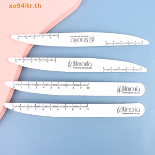 Xoitr ตะไบกระดาษทราย 100 180 สีขาว สําหรับตกแต่งเล็บ 10 ชิ้น