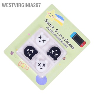 BWestvirginia267 ฝาครอบจอยสติ๊ก ซิลิโคน ลายการ์ตูนน่ารัก กันรอยขีดข่วน สําหรับ Switch