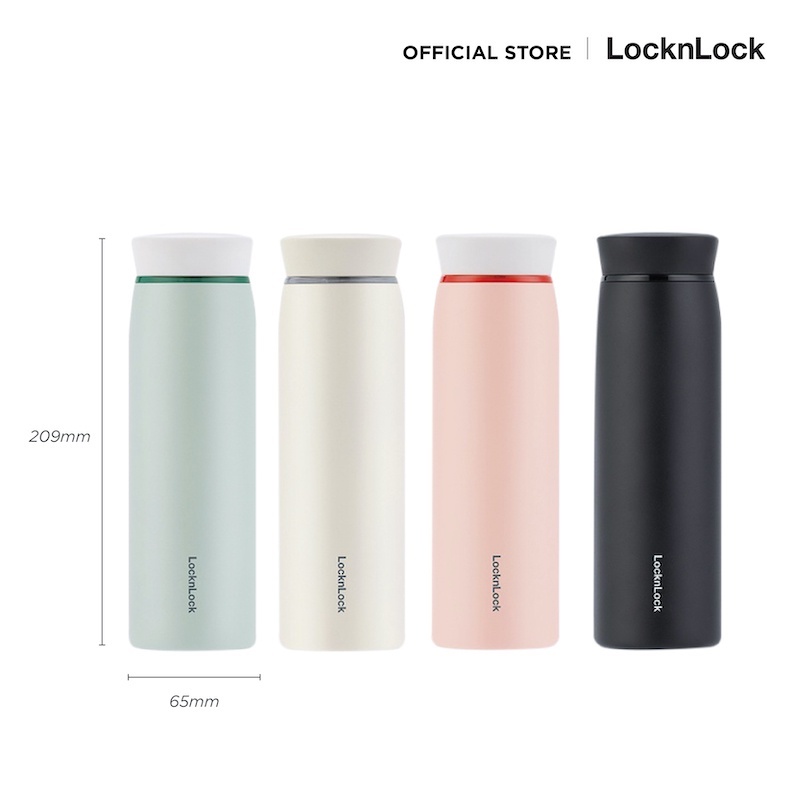 LocknLock แก้วน้ำเก็บอุณหภูมิ Feather Light Ring Tumbler ความจุ 460 ml. รุ่น LHC4244