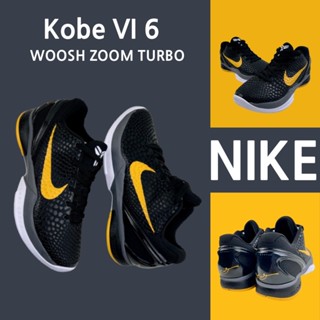 （ยิงจริง）Nike Kobe VI 6 black ของแท้100%💯รองเท้าผ้าใบ รองเท้า รองเท้าวิ่ง รองเท้า nike-1-4