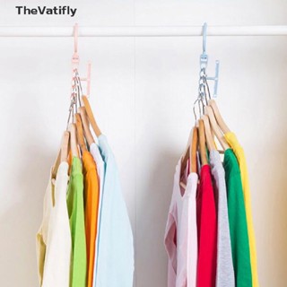 [TheVatifly] ไม้แขวนเสื้อ 5 หลุม พร้อมที่จับ สําหรับตู้เสื้อผ้า [Preferred]