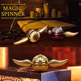 Golden Snitch Fidget Spinner โลหะ หมุนได้ ของเล่นบรรเทาความเครียด สําหรับเด็ก และผู้ใหญ่ Harry Potter