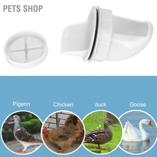 BPets Shop เครื่องให้อาหารไก่อัตโนมัติ 8 พอร์ต และเลื่อย 1 หลุม กันฝน สําหรับสัตว์เลี้ยง เป็ด