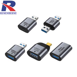 Usb 3.1 to USB 3.1/Type C อะแดปเตอร์ USB3.1 Gen2 ชาร์จ ถ่ายโอนข้อมูล 10Gbps