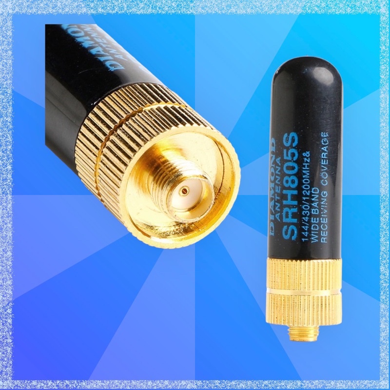 เสาอากาศวิทยุสื่อสาร Srh 805 S Sma - M Dual Band Vhf / Uhf 144 / 430 Mhz สําหรับ Baofeng Uv - 3r Px 