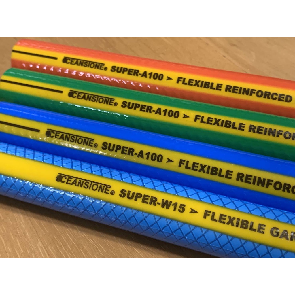 OCEANSTONE สายยางทึบแสงเสริมใย สายยาง2ชั้นOCEANSTONE ขนาด 5/8" รุ่น OCEANSTONE SUPER-A107 ยกม้วน 50 เมตร !!! ราคาดี !!!