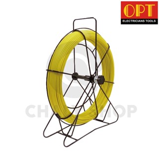 "OPT" F05100T ฟิชเทปไฟเบอร์กลาส พร้อมวงล้อ (FIBER GLASS FISH TAPE) ความยาว 100 เมตร