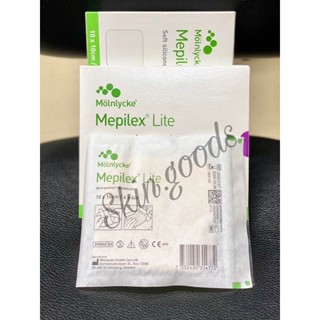 Mepilex Lite ขนาด 10*10cm แผ่นปิดแผลรุ่นบาง (ราคาต่อ 1 แผ่น)