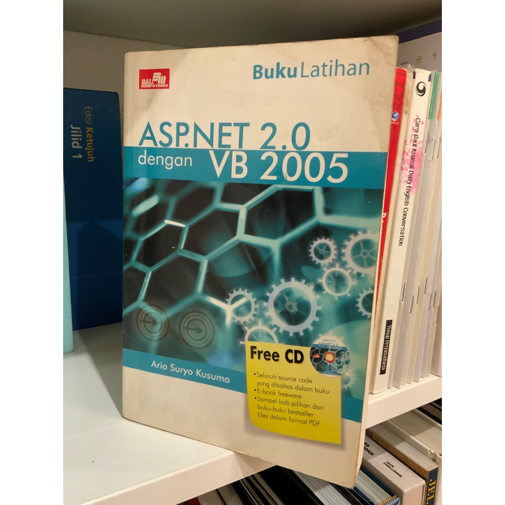 Preloved Book Ario Suryo Kusumo หนังสือออกกําลังกาย ASP.NET 2.0 พร้อม VB 2005