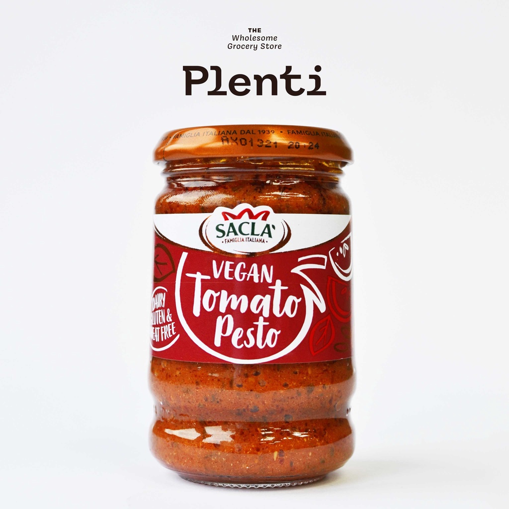 Vegan Pesto (SACLA Famiglia Italiana) / ซอสเพสโต้สำหรับพาสต้าจากพืช