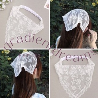 🌷Floral lace hair band🌷ที่คาดผม ที่คาดผมลูกไม้ ผ้าโพกหัวลูกไม้