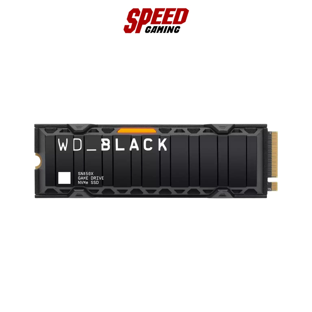 WD SSD BLACK SN850X 1TB M.2 NVMe Gen4 - READ 7300 : WRITE 6300 *Heatsink*/5Y By Speed Gaming