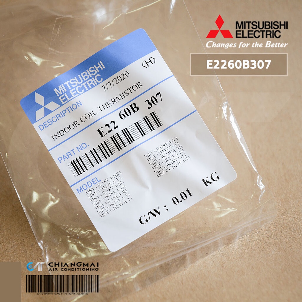 E2260B307 เซ็นเซอร์แอร์ Mitsubishi Electric เซ็นเซอร์แอร์มิตซูบิชิ เซ็นเซอร์น้ำแข็ง (INDOOR COIL THERMISTOR) อะไหล่แอ… ราคา ถูกที่สุด ดีลบีเคเค แกลเลอรีภาพที่ 3