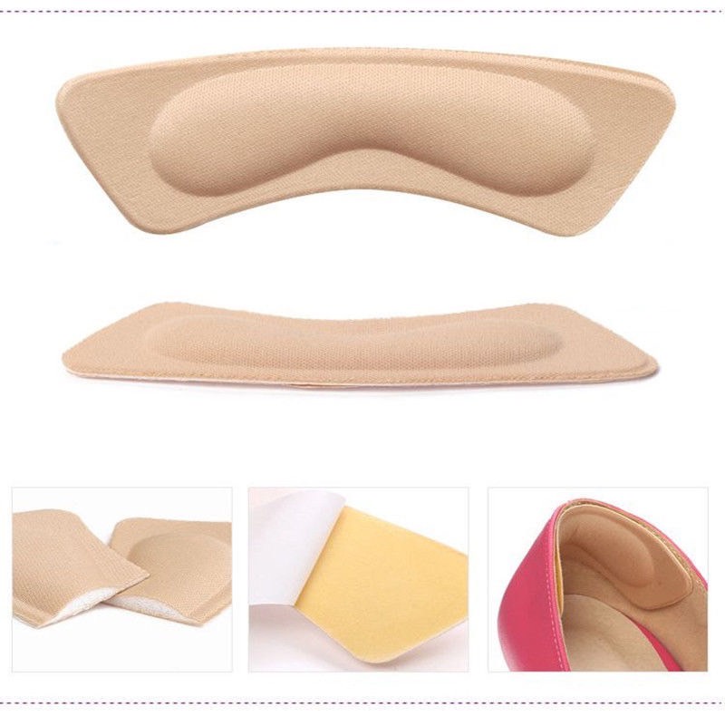 แผ่นกันกัด แผ่นกันรองเท้ากัด เนื้อนิ่ม แก้รองเท้าหลวม-มี2สี (1ซองมี1คู่) พร้อมส่งในไทย #L-0007