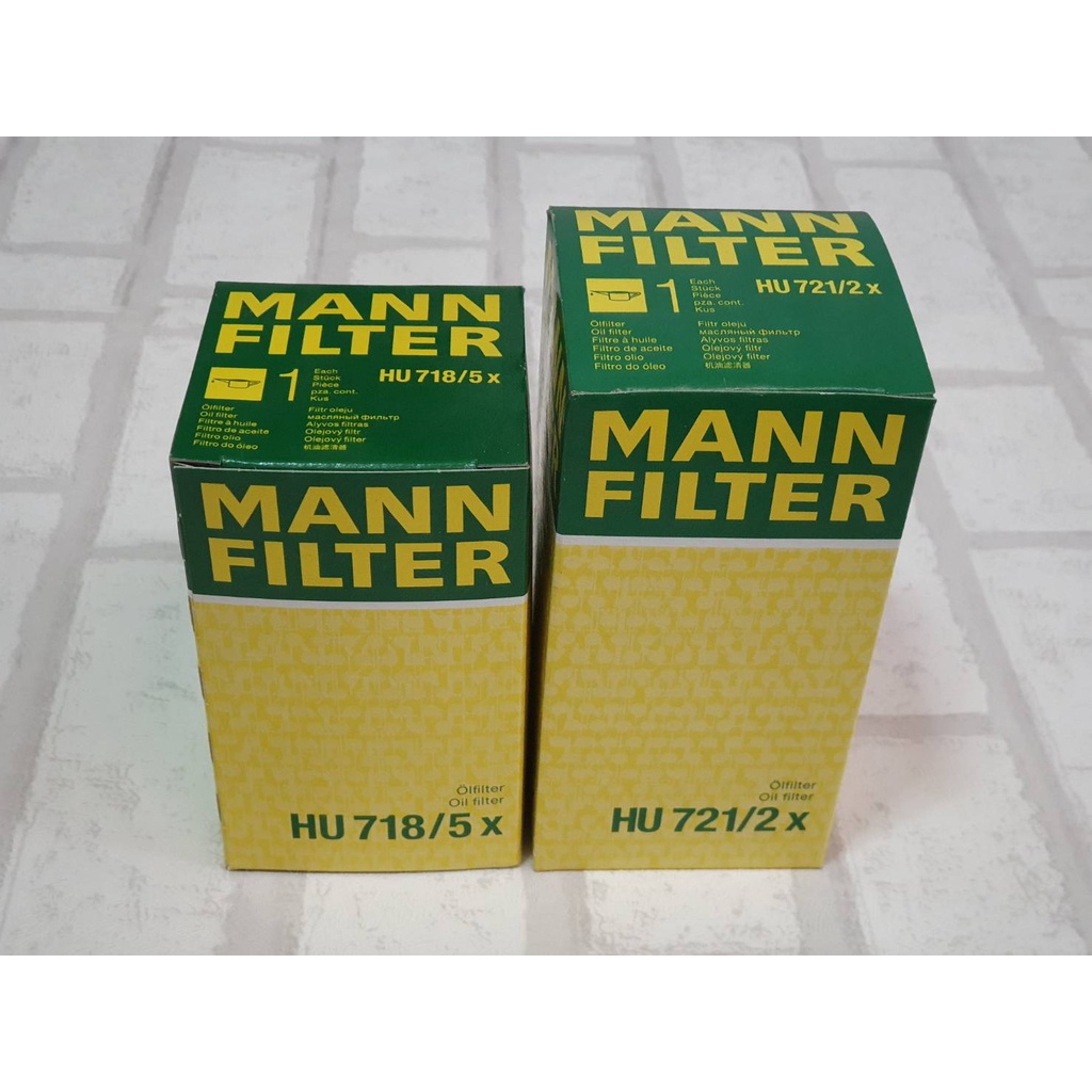 กรองน้ำมันเครื่อง Benz S-Class W220 ( 1998 - 2005 ) ทุกรุ่นย่อย / Oil Filter Mann HU718/5x , HU721/2