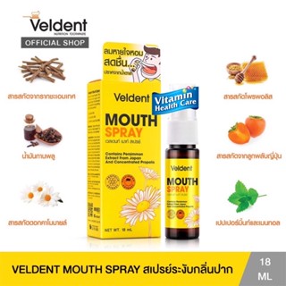 VELDENT MOUTH SPRAY (เวลเดนท์ สเปรย์ ระงับกลิ่นปาก)