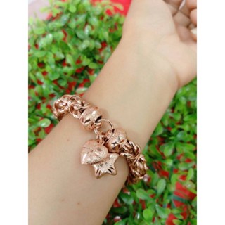 #​สร้อยข้อมือนาคลายมีนาน้ำหนัก2บาท