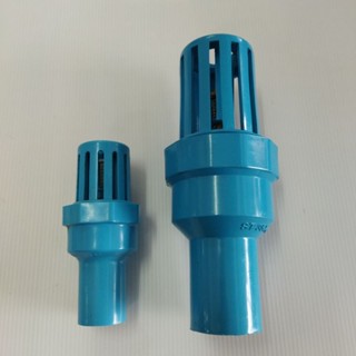 ฟุตวาล์ว พีวีซี PVC หัวกะโหลก 1นิ้ว 1.5นิ้ว 2นิ้ว PVC FOOT VALVE ลิ้นสปริง ดูด ปั๊มน้ำ กันรั่ว อย่างดี