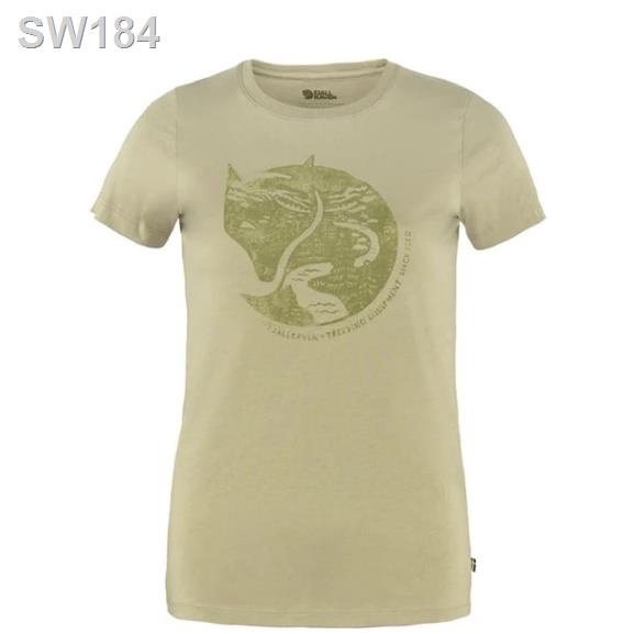 ℗□Fjallraven Arctic Fox Print T-Shirt Women #6
