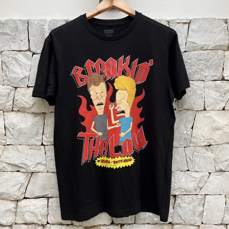 เสื้อ BEAVIS AND BUTTHEAD ลิขสิทธิ์แท้ นำเข้าจาก USA