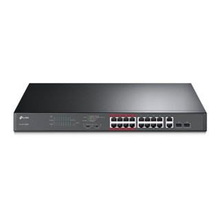 TP-LINK TL-SL1218MP 16-Port 10/100Mbps +2-Port Gigabit Unmanaged PoE Switch ประกันตลอดการใช้งาน