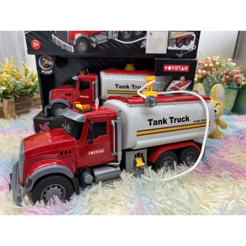 🌈ของเล่น ของเล่นเด็ก รถของเล่น รถ รถดับเพลิง รถขนน้ำมัน รถขนน้ำ Tanktruck รถฉีดน้ำ no.666-59P