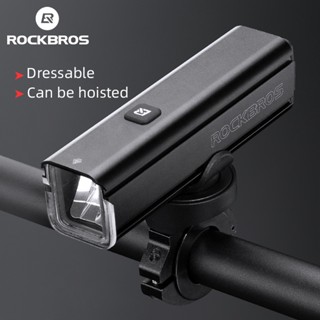 Rockbros ไฟหน้าจักรยาน 1000 Lumen IPX6 กันน้ํา และไฟท้าย แบบชาร์จไฟ กันน้ํา ไฟจักรยานเสือภูเขา