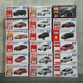 TAKARA TOMY TOMICA-honda,toyota,nissan,jeep,lambo,evo