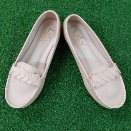 Size 39-45 รองเท้าคัทชู Big Size แบบเปีย Lily Shoes โค้ด รูปที่ 4