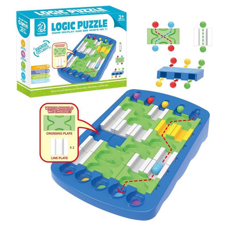 maze escape logic game เกมสร้างเขาวงกต หาทางออกให้ลูกบอล เกมเขาวงกต บอร์ดเกม puzzle game