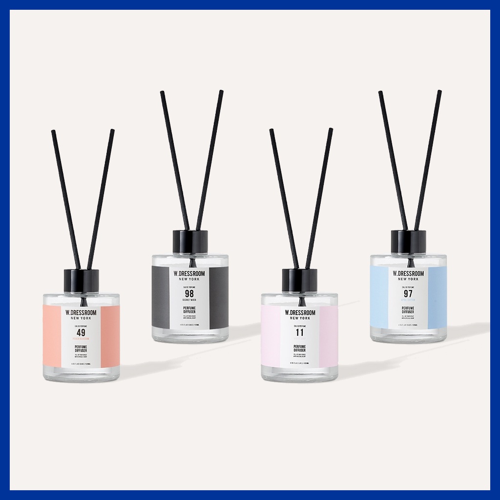 W.DRESSROOM PERFUME DIFFUSER 120ml 4 TYPE - NO.97 / NO.98 / NO.49 / NO.11