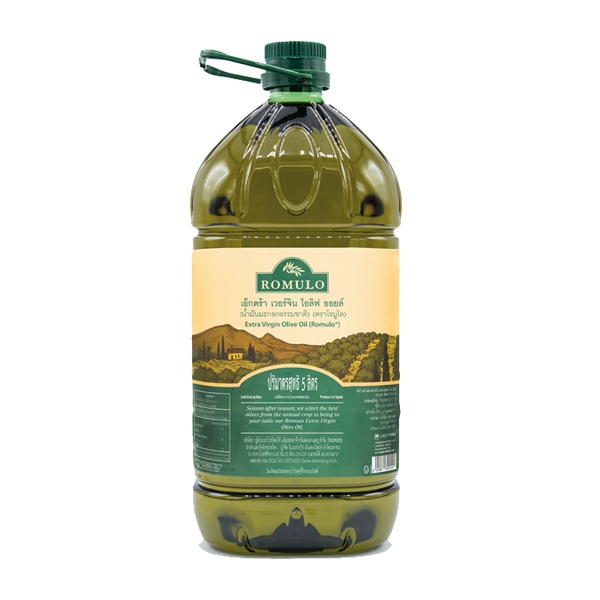 Romulo Extra Virgin Olive Oil น้ำมันมะกอกบริสุทธิ์ เอ็กตร้า เวอร์จิน 5L