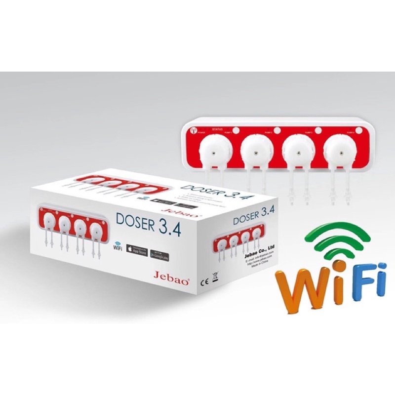 Jebao Doser 3.4 wifi Trace Pump สําหรับถังปะการัง