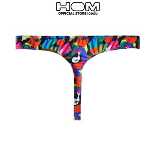 HOM (ออฮ์ม) รุ่น 402381-P0JX กางเกงในชายG-string Polyamideเพิ่มความเซ็กซี่ให้บั้นท้าย สายคาดเส้นเล็กไม่ระคายเคือง