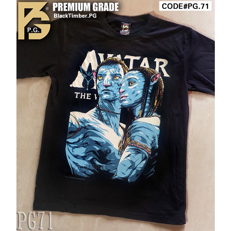 PG 71 Avatar2 The way of water เสื้อยืด ลายเมะ ตูน เกม ซีรี่ย์ สีดำ สกรีนแน่น ผ้านุ่ม cotton100% S M